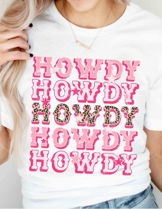LEOPARD HOWDY TEE