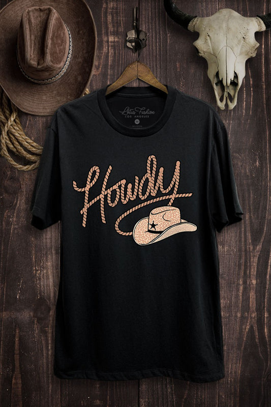 HOWDY COWBOY OVERSIZED T
