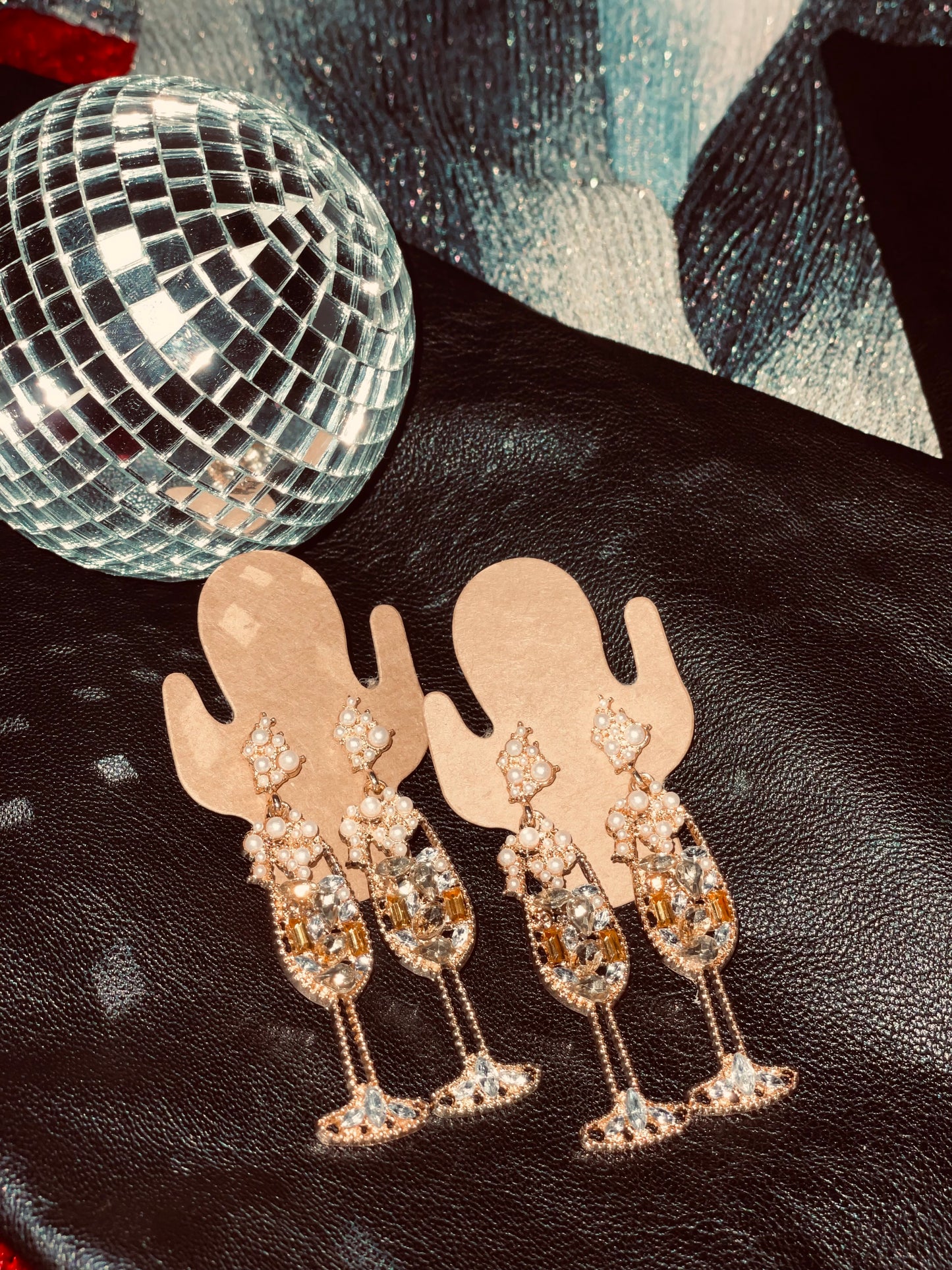 Champagne Bottle Earrings