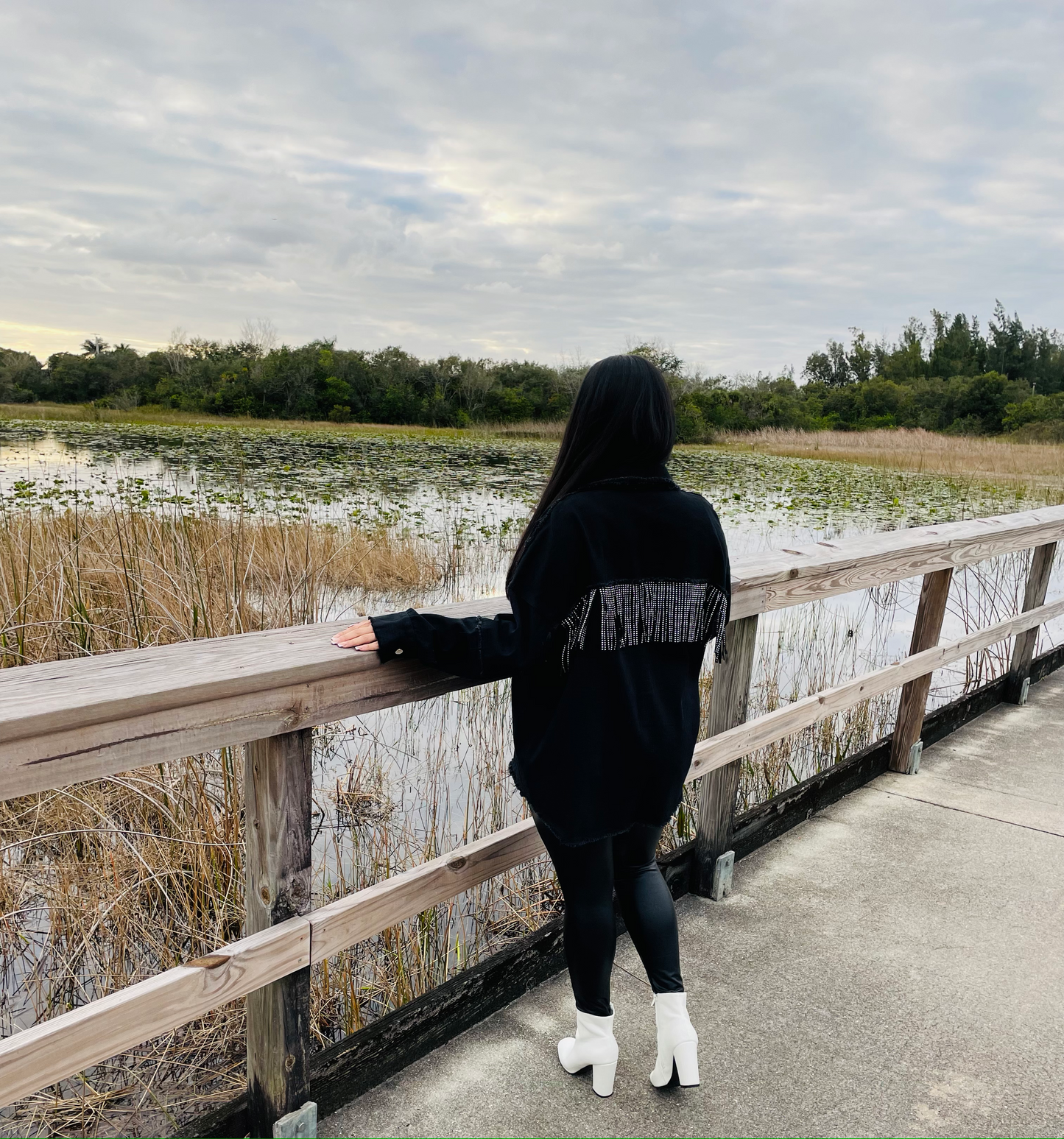 LIGHT IT UP FRINGE JACKET